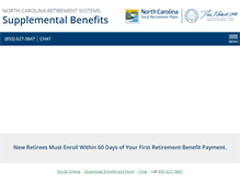 Tablet Screenshot of ncretiree.com